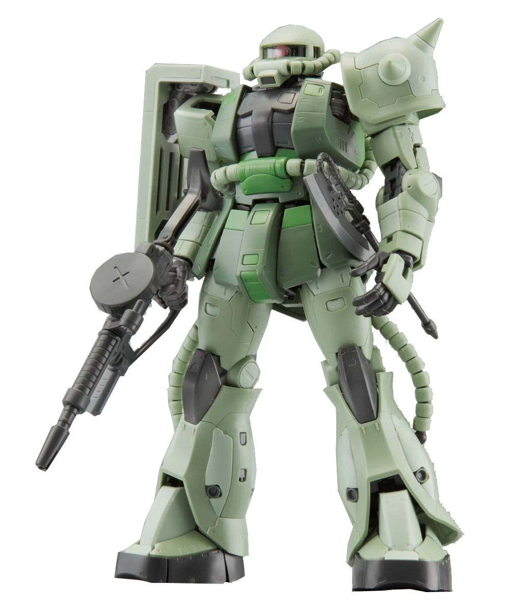 Bandai Gundam 1/144 RG #04 Gundam 0079 MS-06F Zaku II Model Kit 1 Bandai Gundam 1/144 RG #04 Gundam 0079 MS-06F Zaku II Model Kit