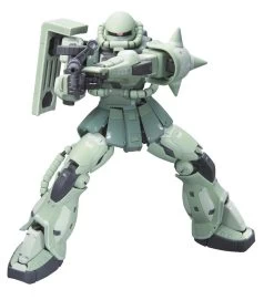 Bandai Gundam 1/144 RG #04 Gundam 0079 MS-06F Zaku II Model Kit 8 Bandai Gundam 1/144 RG #04 Gundam 0079 MS-06F Zaku II Model Kit -Popmart 4543112703880c