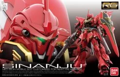 Bandai Gundam 1/144 RG #22 Unicorn MSN-06S Sinanju Model Kit -Popmart 4549660075905
