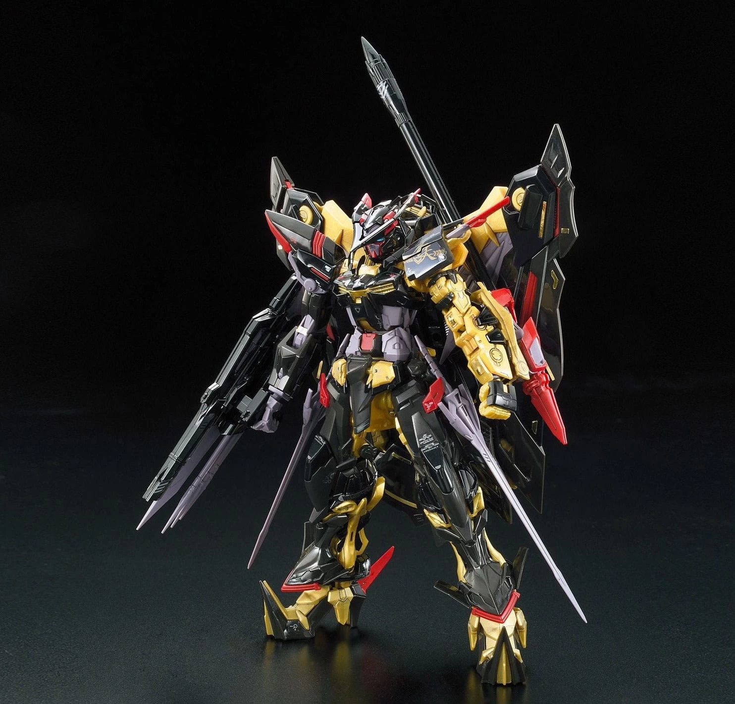 Bandai Gundam 1/144 RG #24 Seed Astray MBF-P01-Re2AMATU Gundam Astray Gold Frame Amatsu Mina Model Kit 1 Bandai Gundam 1/144 RG #24 Seed Astray MBF-P01-Re2AMATU Gundam Astray Gold Frame Amatsu Mina Model Kit
