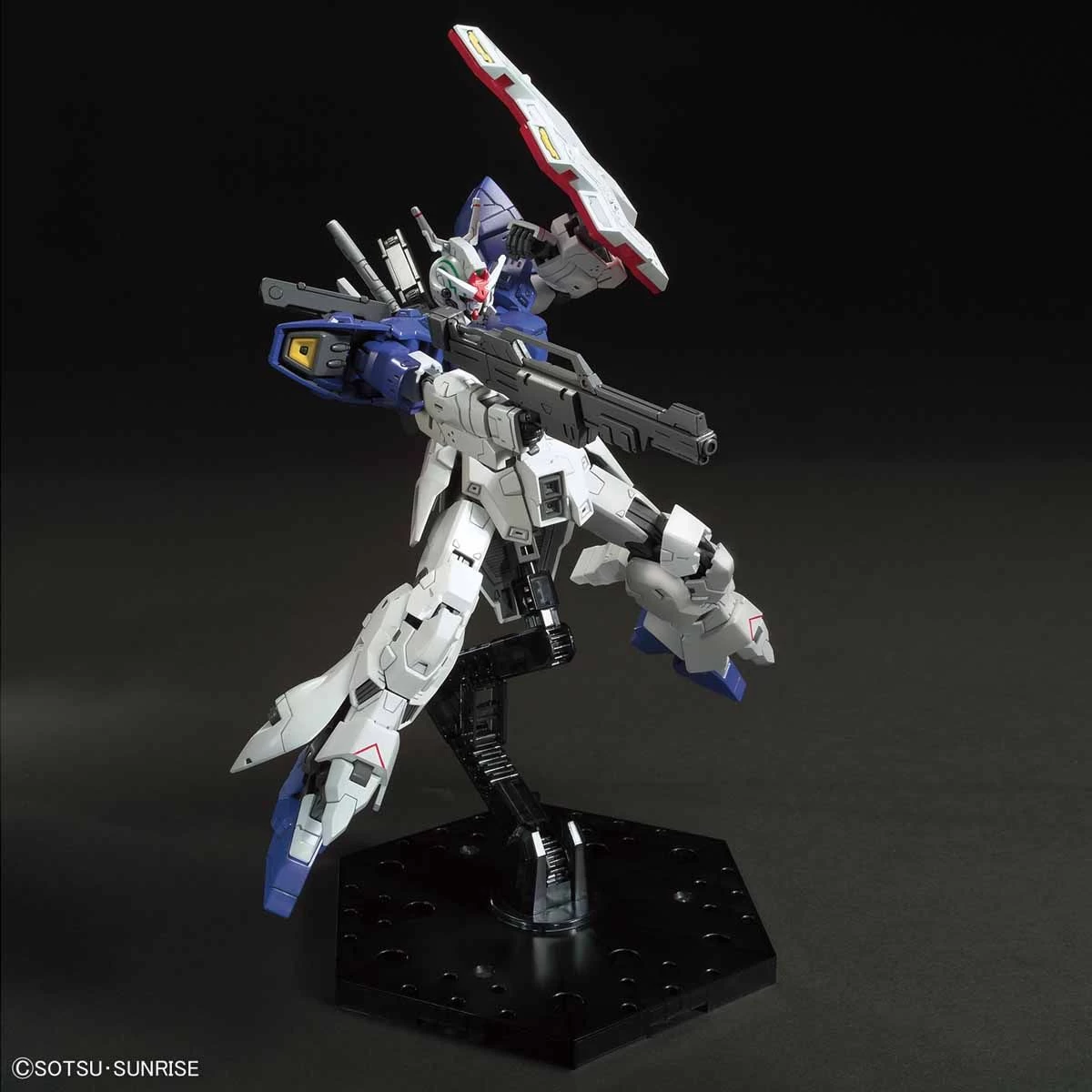 Bandai Gundam 1/144 HGUC #215 Gundam Moon AMS-123X-X Moon Gundam Model Kit 6 Bandai Gundam 1/144 HGUC #215 Gundam Moon AMS-123X-X Moon Gundam Model Kit - Image 6