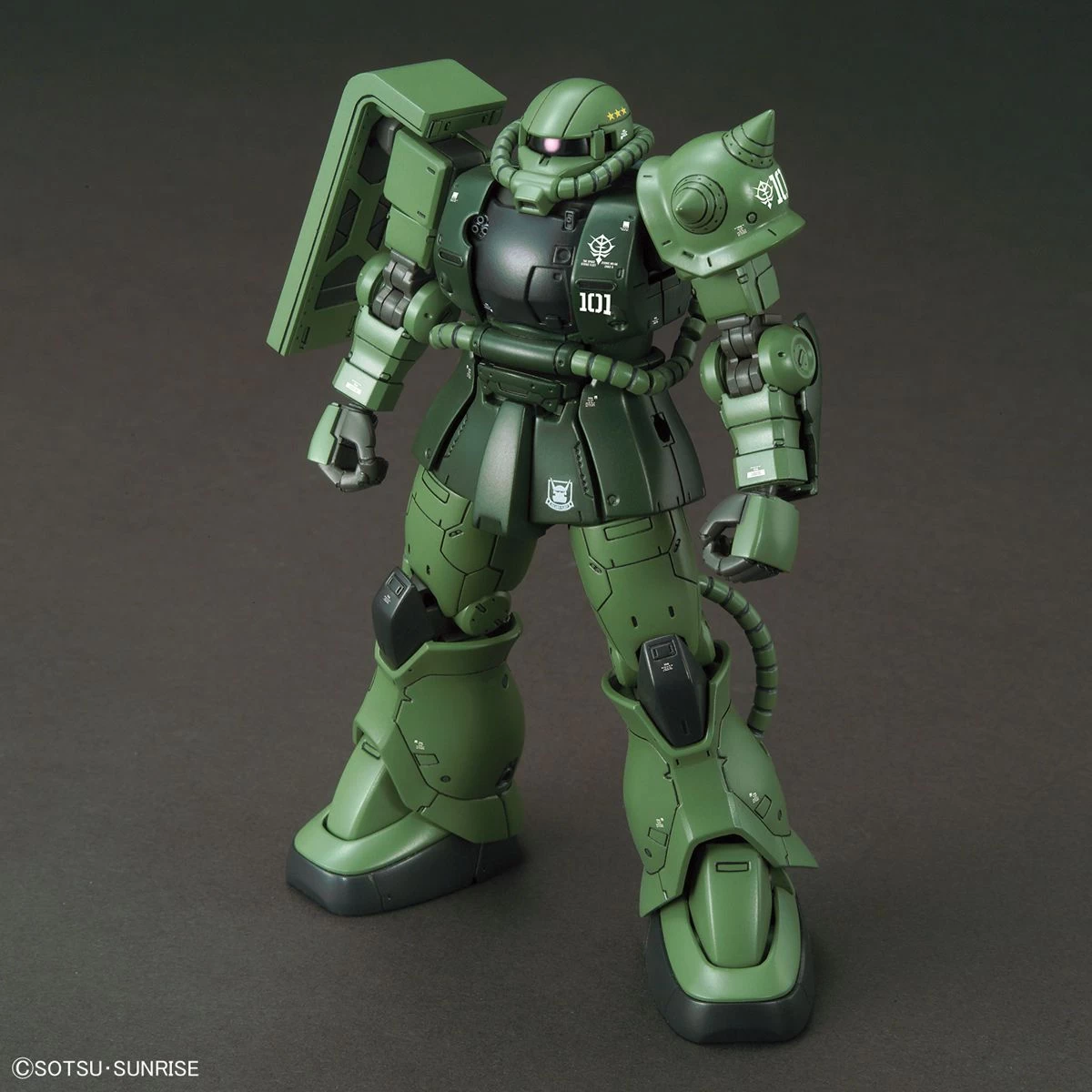 Bandai Gundam 1/144 HG The Origin #025 MS-06C-6/R6 Zaku II Type C-6/R6 Model Kit 4 Bandai Gundam 1/144 HG The Origin #025 MS-06C-6/R6 Zaku II Type C-6/R6 Model Kit - Image 4
