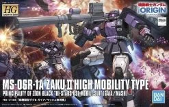 Bandai Gundam 1/144 HG The Origin #003 MS-06R-1A Zaku II High Mobility Type [Gaia/ Mash Ver] Model Kit -Popmart 4573102577320
