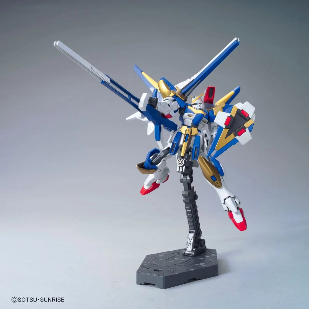 Bandai Gundam 1/144 HGUC #189 Victory Gundam LM314V23/24 Victory Two V2 Assault Buster Gundam Model Kit 3 Bandai Gundam 1/144 HGUC #189 Victory Gundam LM314V23/24 Victory Two V2 Assault Buster Gundam Model Kit - Image 3
