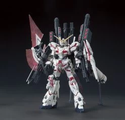 Bandai Gundam 1/144 HGUC #199 RX-0 Full Armor Unicorn Gundam (Destroy Mode/ Red Color Ver.) Model Kit