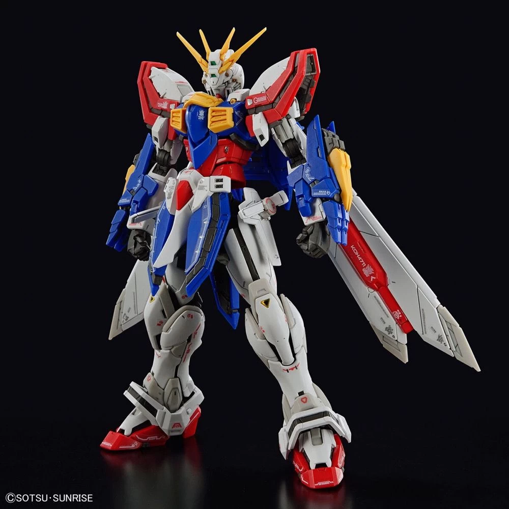 Bandai Gundam 1/144 RG #37 G Gundam GF13-017NJII God Gundam (Burning Gundam) Model Kit 3 Bandai Gundam 1/144 RG #37 G Gundam GF13-017NJII God Gundam (Burning Gundam) Model Kit - Image 3