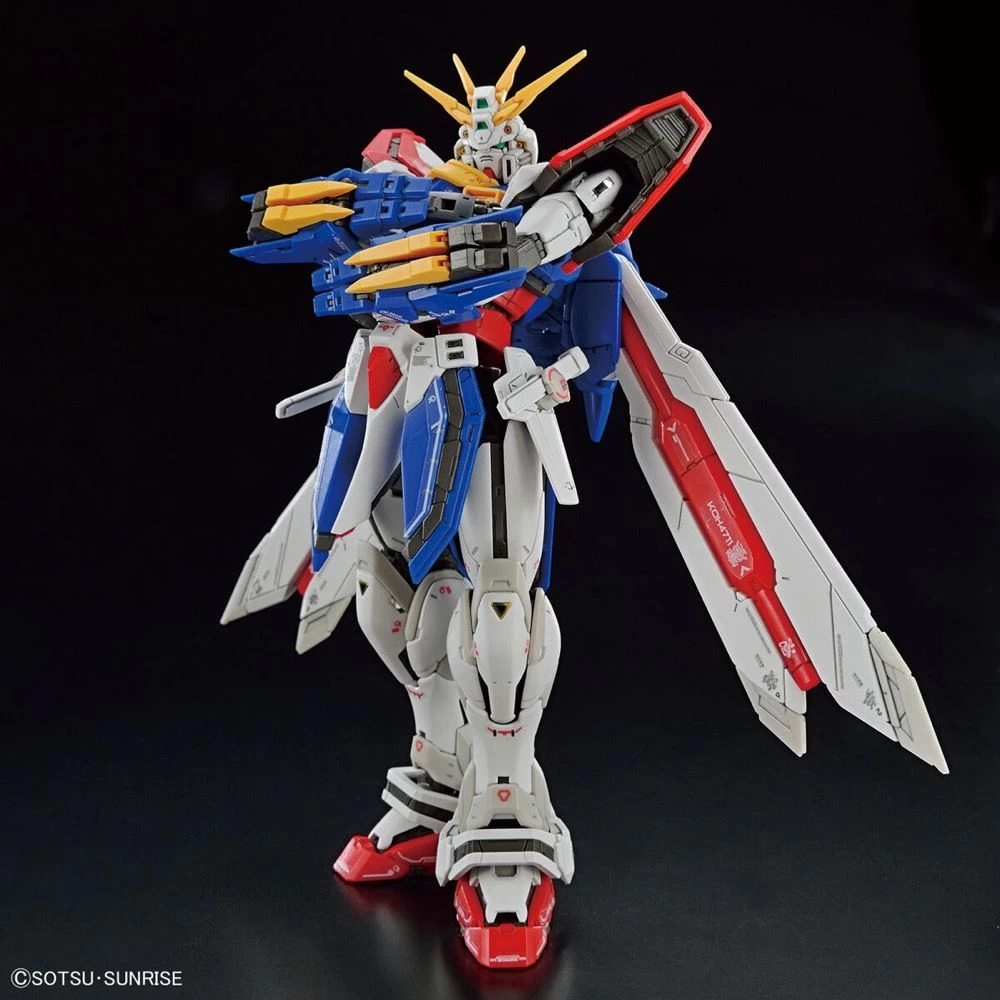 Bandai Gundam 1/144 RG #37 G Gundam GF13-017NJII God Gundam (Burning Gundam) Model Kit 2 Bandai Gundam 1/144 RG #37 G Gundam GF13-017NJII God Gundam (Burning Gundam) Model Kit - Image 2