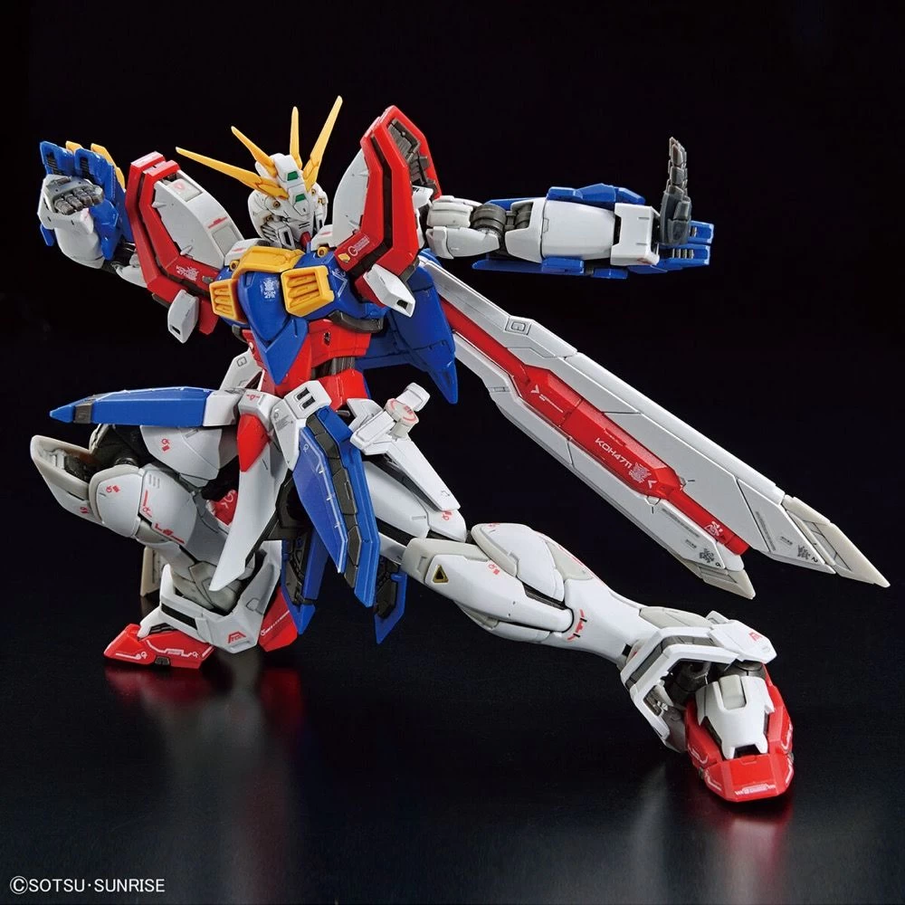 Bandai Gundam 1/144 RG #37 G Gundam GF13-017NJII God Gundam (Burning Gundam) Model Kit 7 Bandai Gundam 1/144 RG #37 G Gundam GF13-017NJII God Gundam (Burning Gundam) Model Kit - Image 7