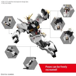 Bandai Gundam 1/144 Entry Grade RX-93 Nu V Gundam Model Kit -Popmart 4573102638045d