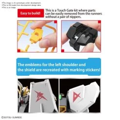 Bandai Gundam 1/144 Entry Grade RX-93 Nu V Gundam Model Kit -Popmart 4573102638045e