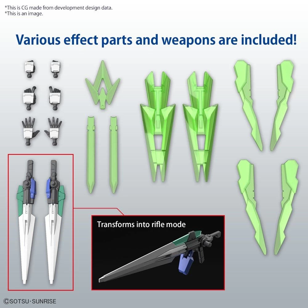 Bandai Gundam 1/144 HGBM #XX 00 Diver Arc Model Kit 5 Bandai Gundam 1/144 HGBM #XX 00 Diver Arc Model Kit - Image 5