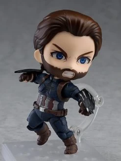 GOOD SMILE COMPANY Nendoroid #923 Captain America Infinity Edition Marvel Avengers Infinity War -Popmart 4580416905398d
