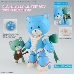 Bandai Gundam 1/144 HGBM #XX Beargguy Ohana & AloHalo Set Model Kit -Popmart hg beargguy aroharo 04 en