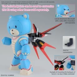 Bandai Gundam 1/144 HGBM #XX Beargguy Ohana & AloHalo Set Model Kit -Popmart hg beargguy aroharo 05 en