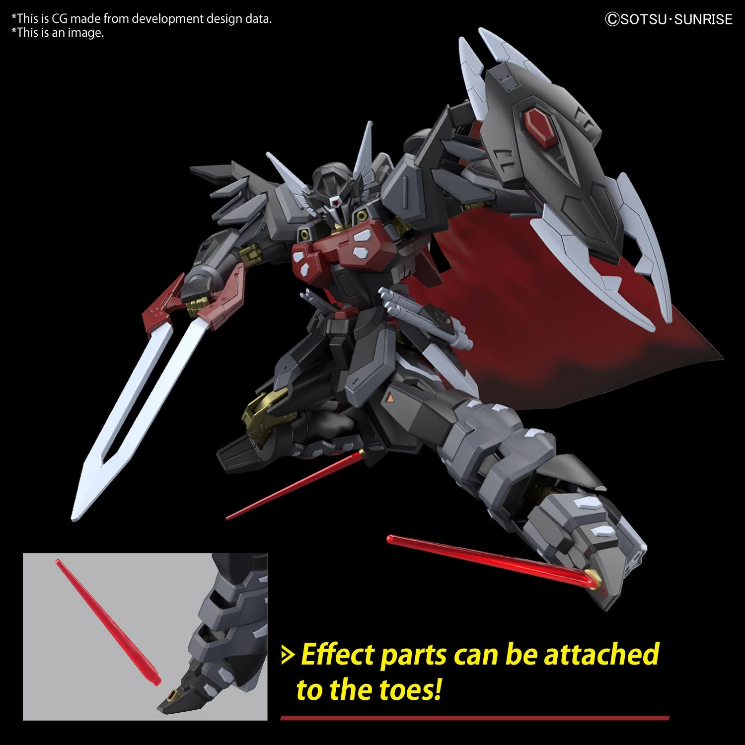 Bandai Gundam 1/144 Seed Freedom #XX Black Knight Squad Shi-ve.A Model Kit 4 Bandai Gundam 1/144 Seed Freedom #XX Black Knight Squad Shi-ve.A Model Kit - Image 4