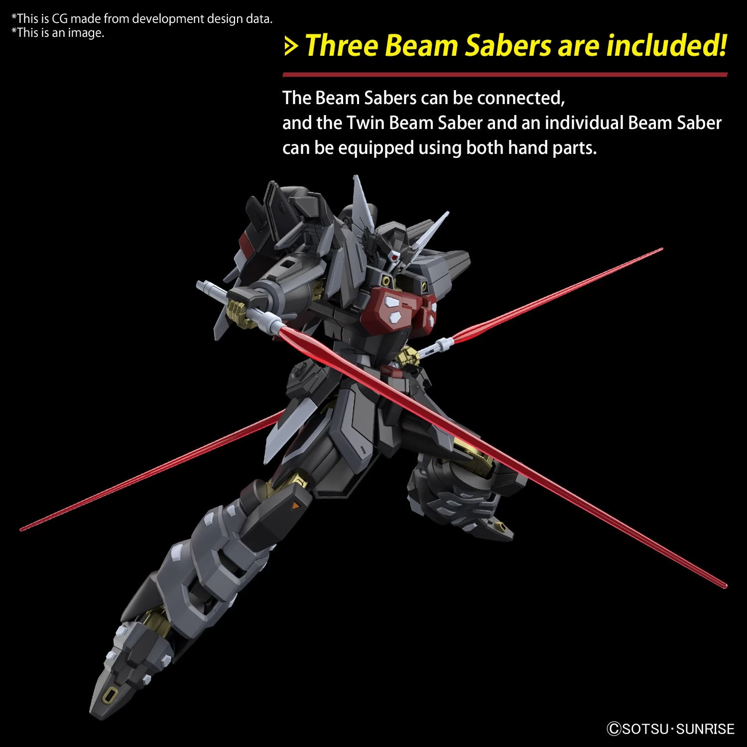 Bandai Gundam 1/144 Seed Freedom #XX Black Knight Squad Shi-ve.A Model Kit 5 Bandai Gundam 1/144 Seed Freedom #XX Black Knight Squad Shi-ve.A Model Kit - Image 5