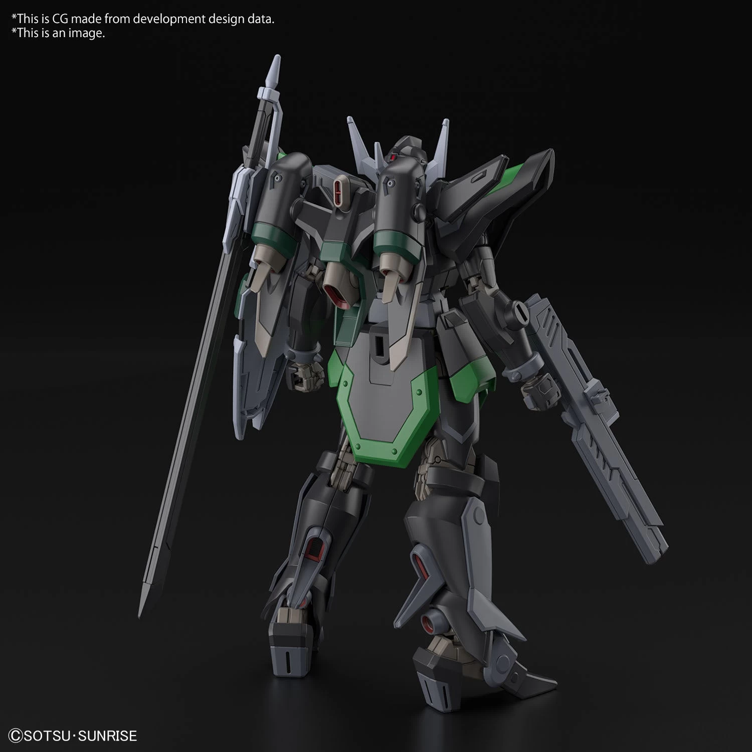 Bandai Gundam 1/144 Seed Freedom #XX Black Knight Squad Rud-ro.A (Tentative) Model Kit 2 Bandai Gundam 1/144 Seed Freedom #XX Black Knight Squad Rud-ro.A (Tentative) Model Kit - Image 2