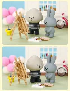 POPMART X FLUFFY HOUSE MR. WHITE CLOUD MINI SERIES 1 1Box 12pcs -Popmart por20035 6