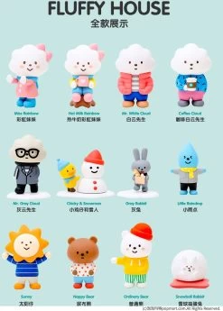 POPMART X FLUFFY HOUSE MR. WHITE CLOUD MINI SERIES 2 WINTER EDITION 1Box 12pcs