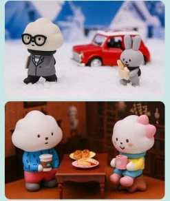 POPMART X FLUFFY HOUSE MR. WHITE CLOUD MINI SERIES 2 WINTER EDITION 1Box 12pcs 12 POPMART X FLUFFY HOUSE MR. WHITE CLOUD MINI SERIES 2 WINTER EDITION 1Box 12pcs -Popmart por20036 4