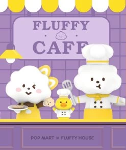 POPMART X FLUFFY HOUSE MR. WHITE CLOUD MINI SERIES 3 FLUFFY CAFE 1Box 12pcs -Popmart por20069 10