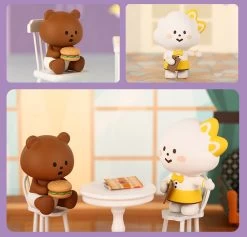 POPMART X FLUFFY HOUSE MR. WHITE CLOUD MINI SERIES 3 FLUFFY CAFE 1Box 12pcs -Popmart por20069 3