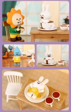 POPMART X FLUFFY HOUSE MR. WHITE CLOUD MINI SERIES 3 FLUFFY CAFE 1Box 12pcs -Popmart por20069 7