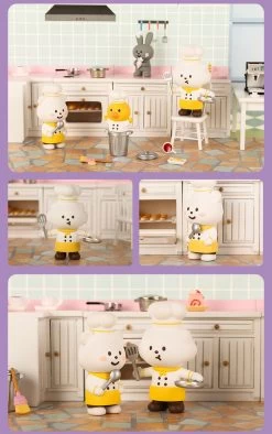 POPMART X FLUFFY HOUSE MR. WHITE CLOUD MINI SERIES 3 FLUFFY CAFE 1Box 12pcs -Popmart por20069 8