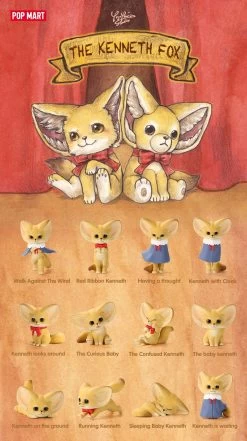POPMART The Kenneth Fox Series: 1Box (12pcs) -Popmart por20603 8