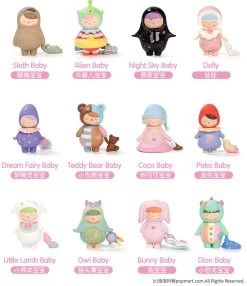 Popmart Pucky Sleeping Fairy Series: 1Box (12pcs)