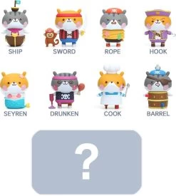 CHEWYHAMS Pirate Series 1Box 8pcs